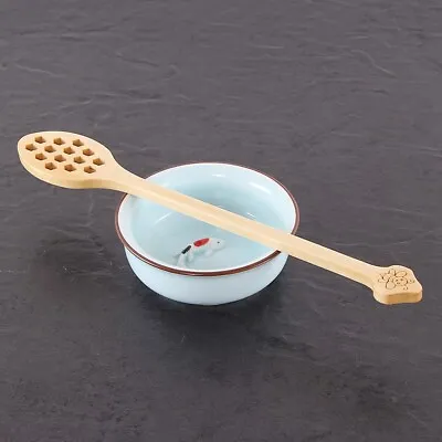 Saver Handmade Long Handle Wooden Honey Dipper Spoon Stirrer Mixing Stick • £2.71