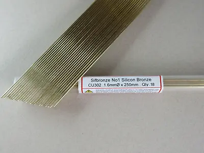 £5 • Buy Sifbronze Brazing Rods X18 General Purpose - Joins Copper Steel Stainless Brass