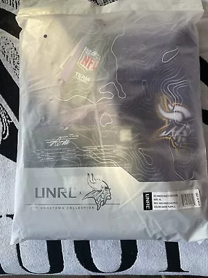 2023 UNRL X Minnesota Vikings Crossover Hoodie No.1 Men Size XL NEW IN HAND • $100