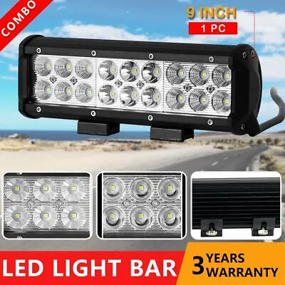 $39.95 • Buy 9 Inch LED Work Light Bar Spot Flood Offroad 4x4WD ATV Work Driving Bar 12V 24V