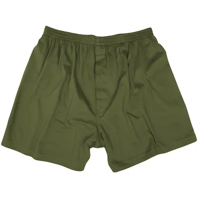 US Style Mens Army Military Combat Boxer Shorts Cotton Underwear Olive OD S-3XL • $19.95