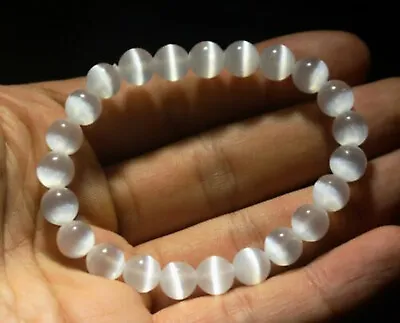 8mm Beads Bracelet Gemstone Palm Stone Reiki Healing Crystal Healing AAA • $2.75