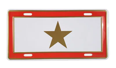 Gold Star Family Aluminum Military License Plate NEW LP0699 • $10.99