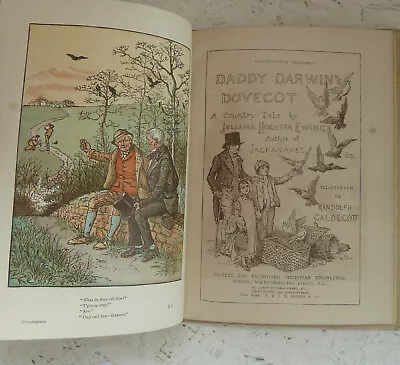 Vintage  Children's Book Daddy Darwin's Dovecot Ewing Randolph Caldecott H/B • £13.75