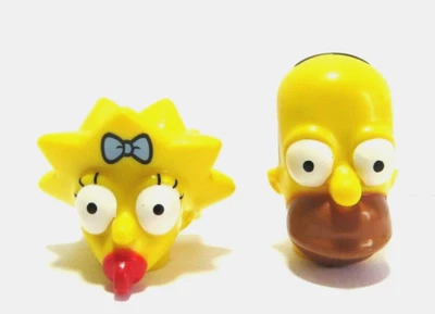 £1.99 • Buy Lego 2 Head For  Minifigure Homer & Maggie Simpson Simpsons