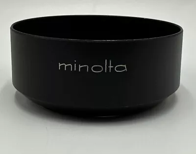 Minolta Genuine Metal Lens Hood D52ND For MC 55mm F/1.7 Filter Diameter 52mm • $40