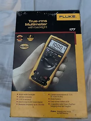 £180 • Buy Fluke 177 Electrical Digital Multimeter AC/DC True RMS - Genuine UK Version BNIB