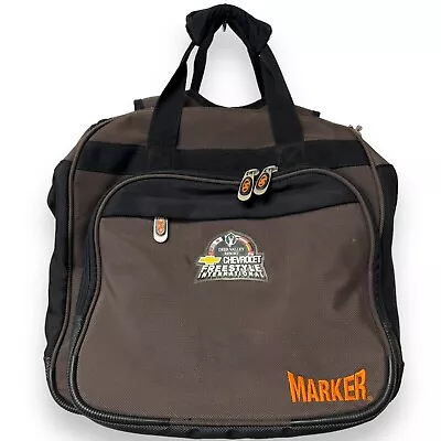 Marker Ski Boot Bag Backpack Freestyle International Chevy Chevrolet Brown • $34.99