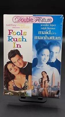 DOUBLE FEATURE FOOLS RUSH IN / MAID IN MANHATTAN DVD (Sealed) • $4.99