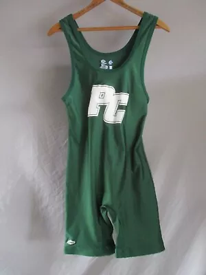 Pine Crest Matman Prep High School Green Stretch Team Wrestling Singlet Medium • $59.99