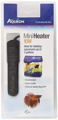 Aqueon Fish Tank Mini Heater 10-watt Plastic • $19.51