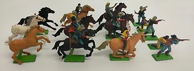 £25 • Buy Britains Deetail Wild West Cowboys And Horses Bundle C1971 - (NCF*)