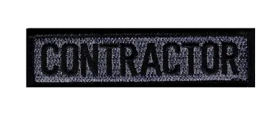 CONTRACTOR Embroidered Morale Hook Fastener Patch (3.75 X 1.0 MTC2)  • $7.99