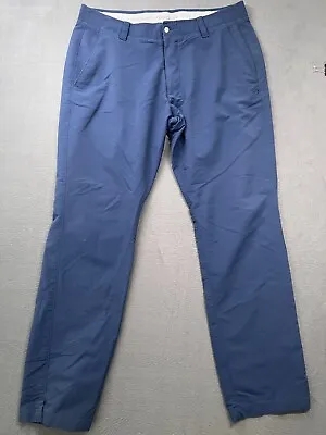 Under Armour Pants Mens 36x31 Blue Golf Performance Activewear • $14.99