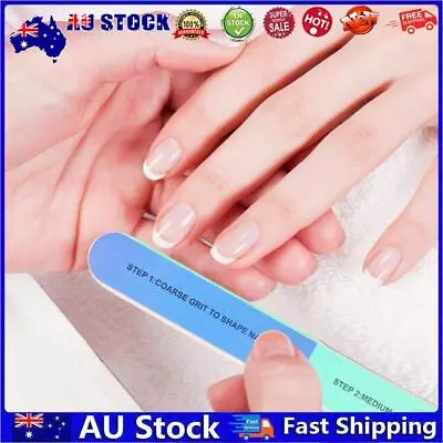 AU Six-Sided Nail Polishing File Creative Printing Nail Sanding Tool Buffer • $6.58