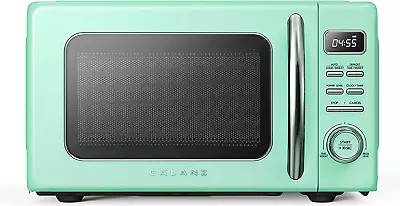 Retro Countertop Microwave Oven - 0.7 Cu Ft Green With Auto Cook & Reheat Funct • $148.99