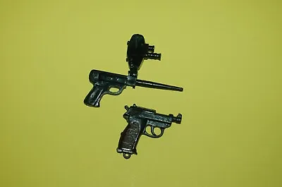 Vintage Marx Mike Hazard Pistol W Movie Camera Accessories Plus Unident Pistol • $19.80