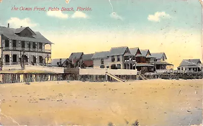 1911 Ocean Front Cottages Pablo Beach FL Post Card • $9