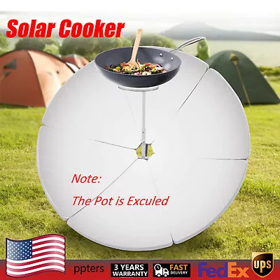59  800-1000℃ Parabolic Solar Cooker High Efficiency Sun Oven Outdoor Camping • $85.01