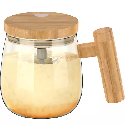 Self Stirring Coffee Mug 400ml Electric 7000rpm High Speed Self Mixing Glass`- • $19.69