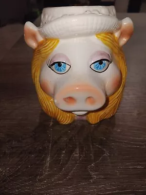 Vintage Ms Piggy Sigma Tastesetter Ceramic Mug Cup  Muppets  • $11.95