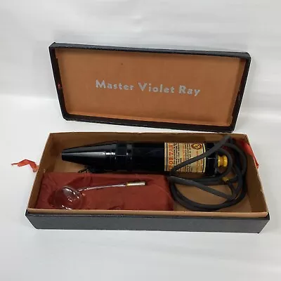 MEDICAL QUACKERY: Quack Science Master Ray Violet Ray Machine With Wand UNTESTED • $100