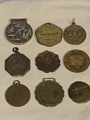 1913-2002 Commemorative Medals Lot Of 9 Bronze Copper Gold Tone • $36