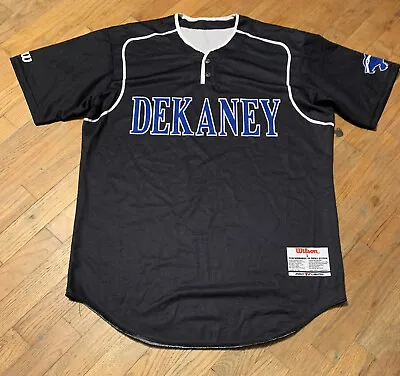 WILSON Men’s DELANEY #6 Baseball Jersey Sz. Large NEW PRO-FUSION Made In USA • $13.20