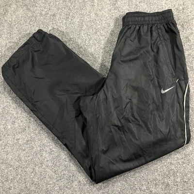 $19.95 • Buy Nike Storm Pants Men's L Large Black Windbreaker Elastic Waist Drawstring