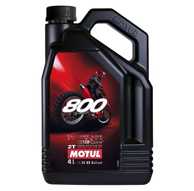 Motul 800 2T Factory Line 100% Synthetic Off Road 2-Stroke Engine Oil 4L • $79.99