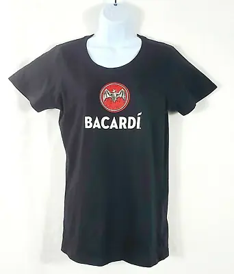 Barcardi Unisex T Shirt Size L Black Short Sleeves Party Drink Responsibly • £15.19