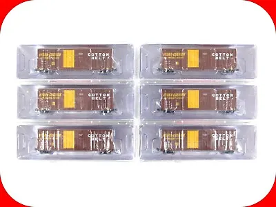 N Scale **COTTON BELT** Double Door Box Car 6-Set - Intermountain 6134005 **RARE • $129.99