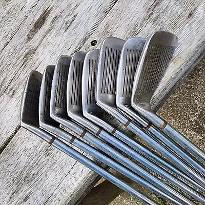 $67.99 • Buy Maxfli Red Dot Iron Set RH R-Flex Dunlop Vintage 8 Total 3-PW Golf Clubs