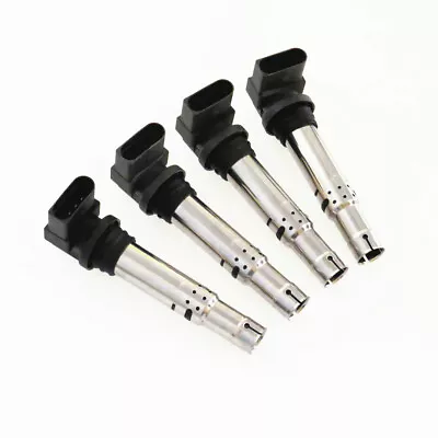 $48.25 • Buy 4x Coil Packs Set 036905715F For VW Golf 1.4 TSI VW Polo Jetta 1.6 FSI Tiguan