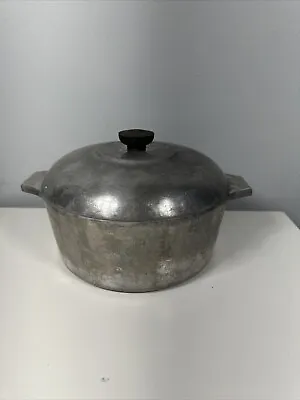 Vintage Magnalite GHC Aluminum 5 Quart 4.5 Liter Dutch Oven Stock Pot W/Lid • $60