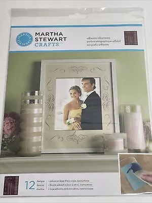 Martha Stewart Calligraphy Flourishes Adhesive Silkscreen Stencils #33246 • $12