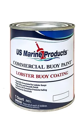 Lobster Buoy Paint Red - US Marine Products LLC - RED Quart Buoy Coating • $27.16