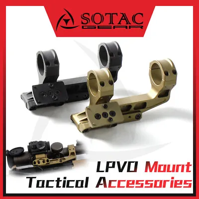 Tactical FAST LPVO Scope Mount 30mm Ring Offset Optic Riflescope Mount Fit RMR • $67.75