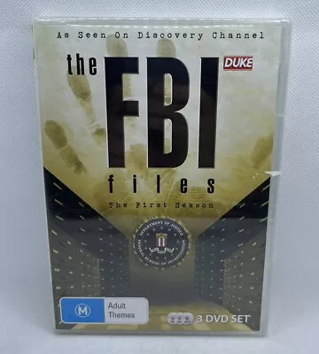 The FBI Files : Season 1 (DVD 2009) Docu-Drama New/Sealed All Regions Free Post • $32.95