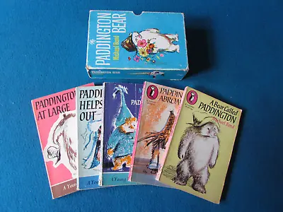 PADDINGTON BEAR BOX SET Of 5 Paperback Book 1967 MICHAEL BOND Puffin Books • £24.99