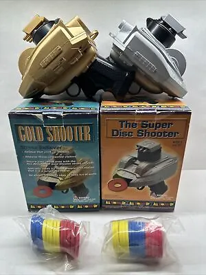VTG 2 The Super Disc Shooter All Wound Up 15 Foam Discs RARE Batteries Operated • $58