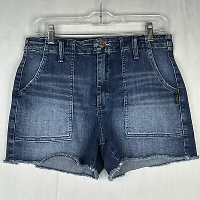 Silver Jeans Fatigue Short Womens 29/L3 High Rise Cut Off Denim Shorts 29x3 • $29