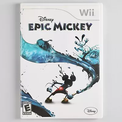 Disney Epic Mickey - Nintendo Wii Game + Manual • $8.95