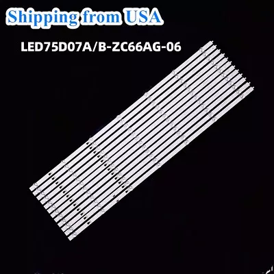 LED Strips For Haier 75R5 LED75D07A/B-ZC66AG-06 30375007005/6 75V81 LU75J71 75U2 • $46.64