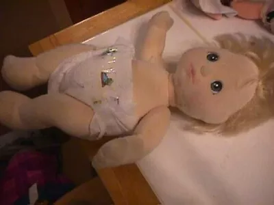RARE Vintage Mattel 1985 MY CHILD Doll  With Blonde Hair  Blue Eyes • $36.04