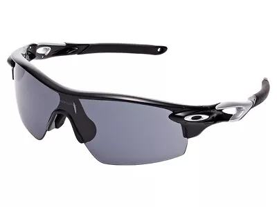 Oakley RadarLock Pitch Sunglasses OO9207-01 Polished Black/Grey Asian • $129.99