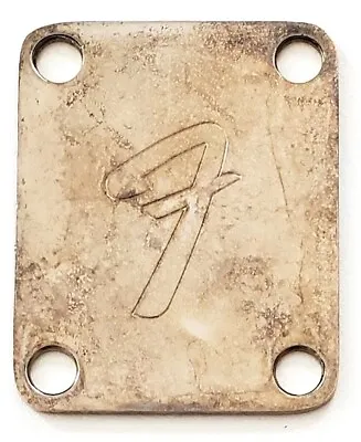 Neck Plate Fender RELIC - 0991448100 - Aged - With Screw - Guitar Or Bass # • $106.72
