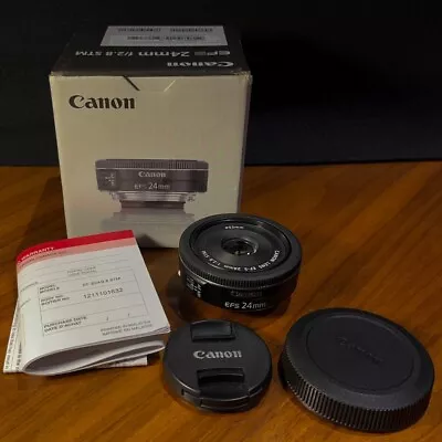 Canon EF-S 24mm F/2.8 STM Lens - Open Box • $95