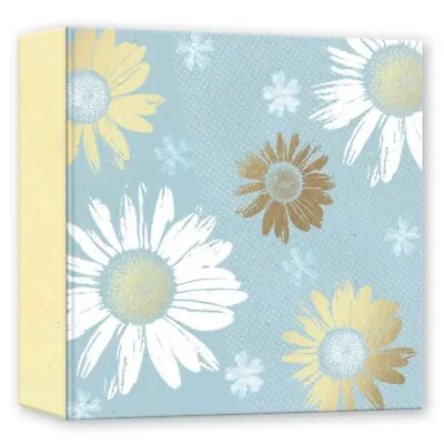 £7.49 • Buy Blue Sunflower Floral Photo Album Holds 200 Slip In 4 X 6  Photographs Memo FLOE