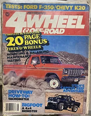 Vintage Petersen's 4 Wheel & Off-Road Magazine MAY 1979 Bigfoot • $19.95